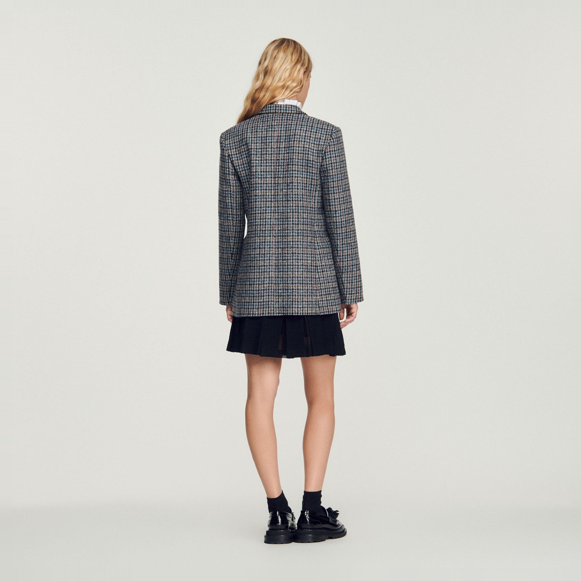 Checked tailored jacket - 6