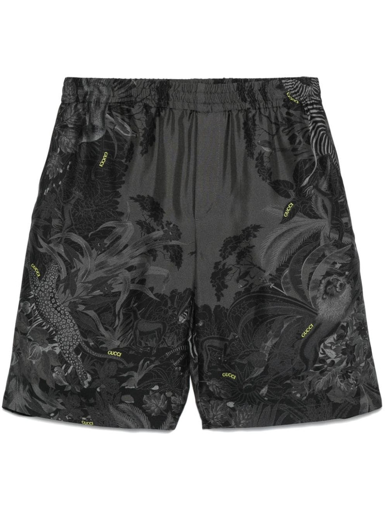 flora and fauna-print shorts 1