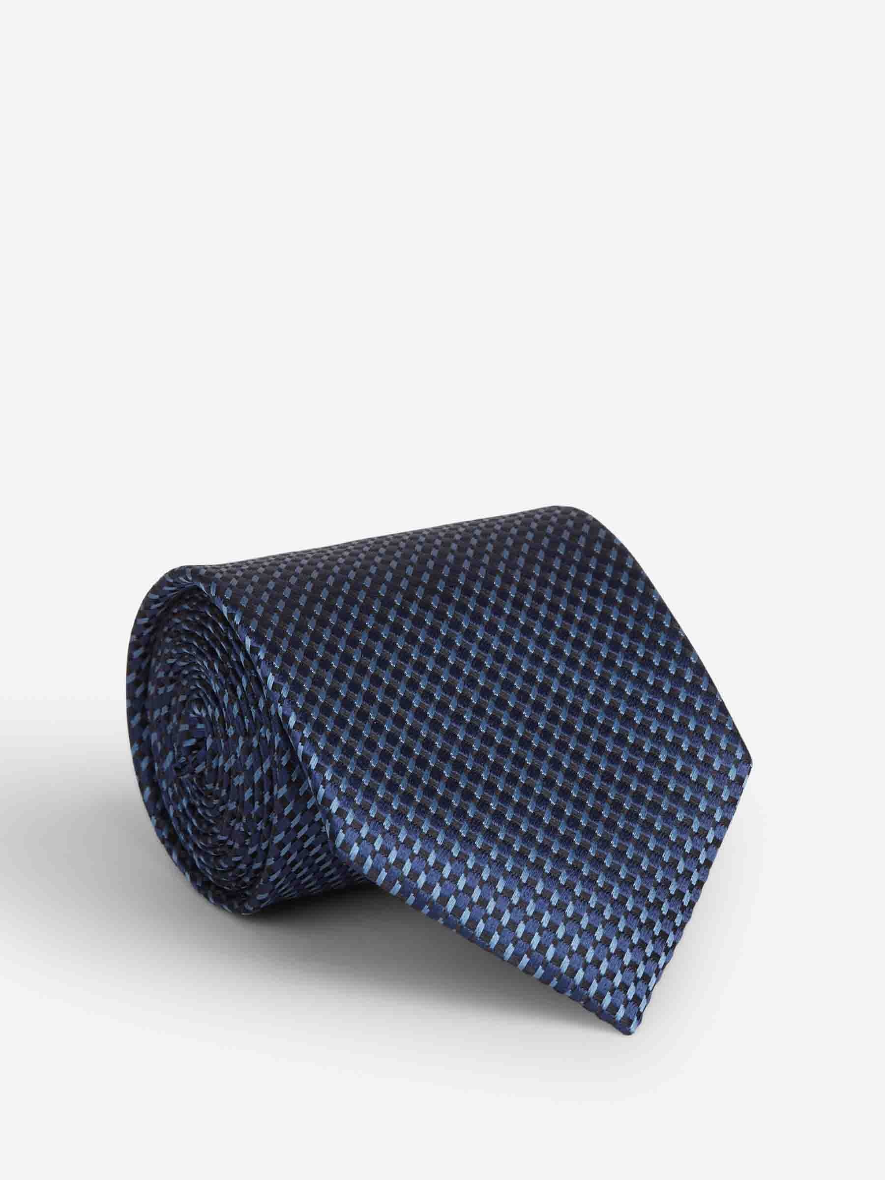 TEXTURED SILK TIE - 1