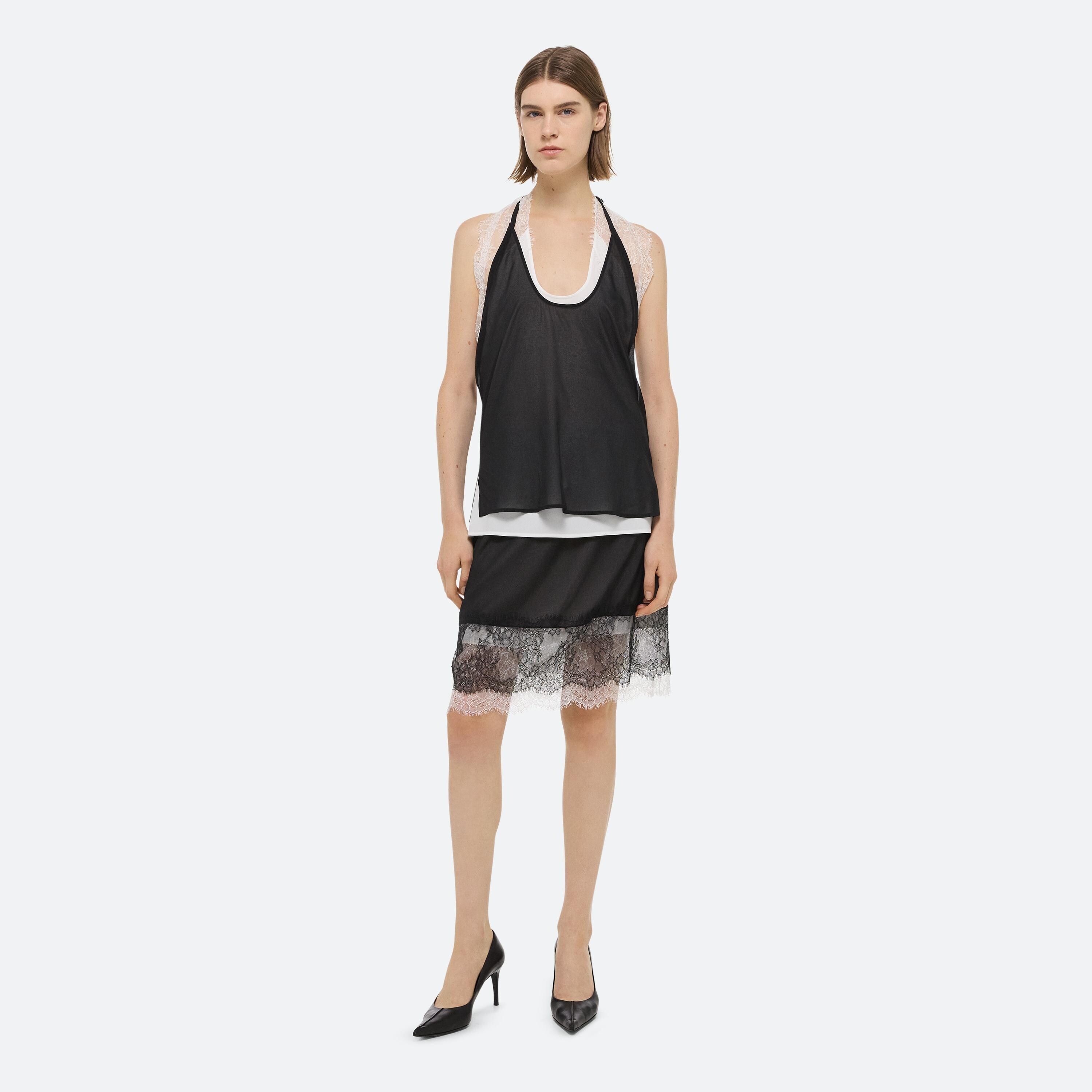 LACE SLIP SKIRT - 2