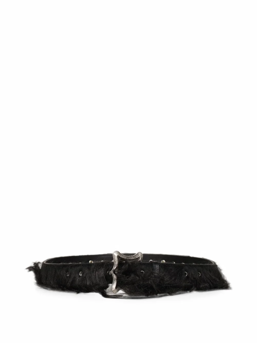 Maine faux-fur studded belt - 1