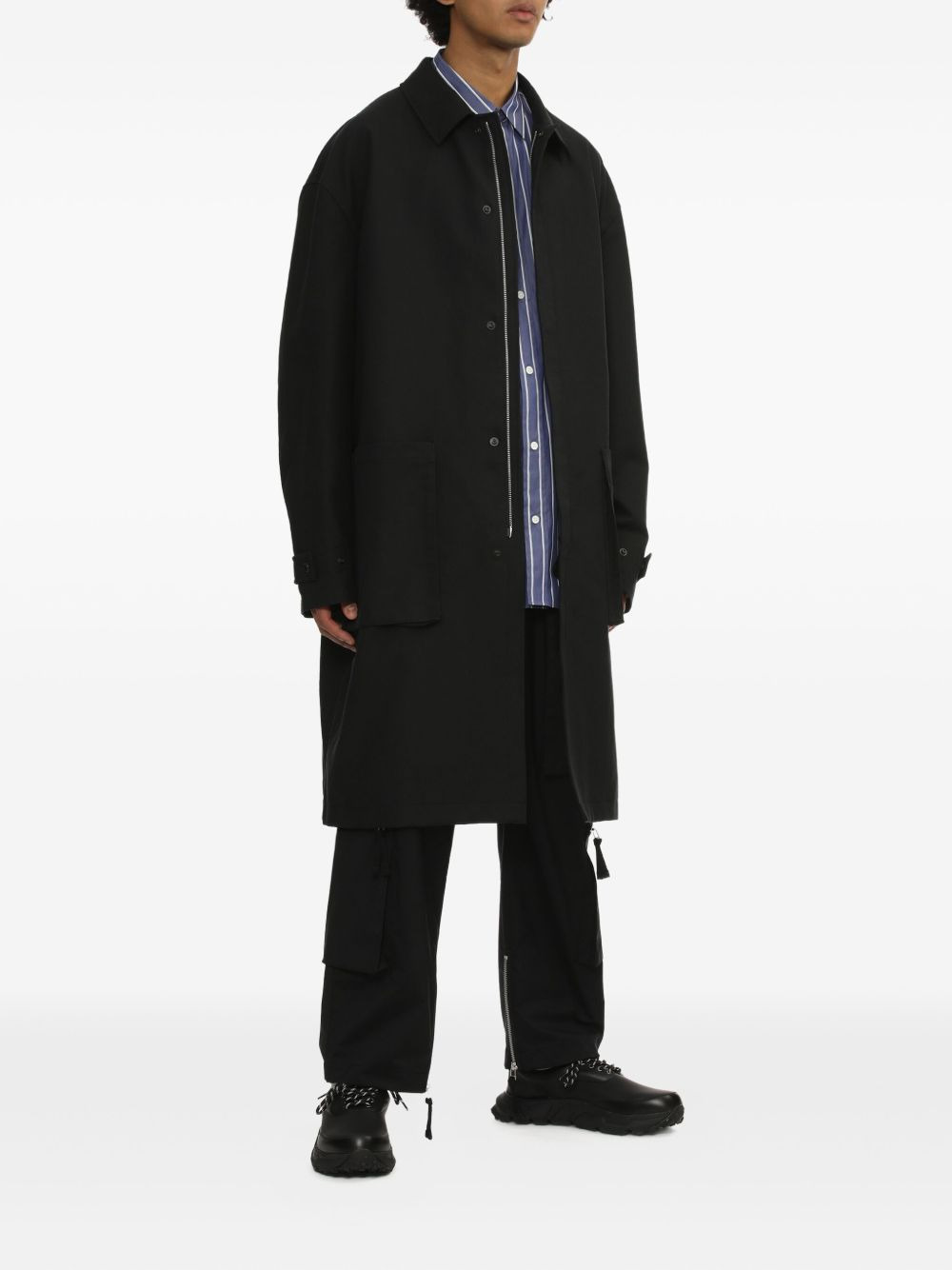 zip-pocket cargo pants - 2