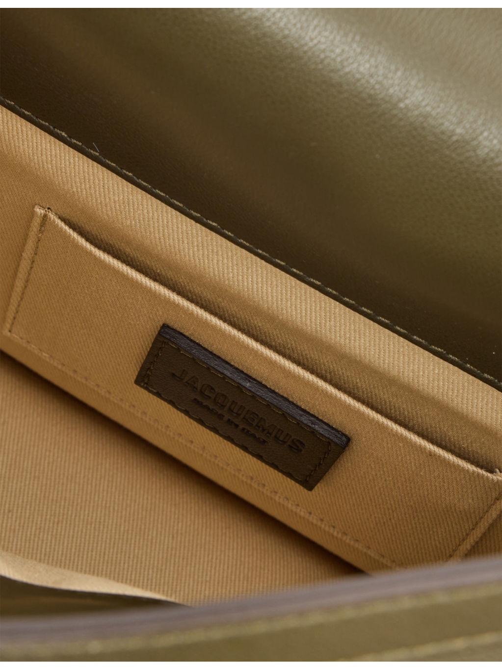 La Pochette Rond Carre Leather Clutch Bag - 5