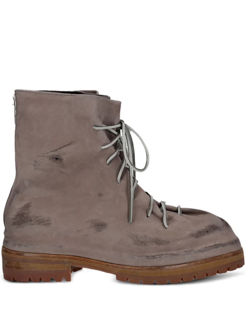 distressed leather boots 1