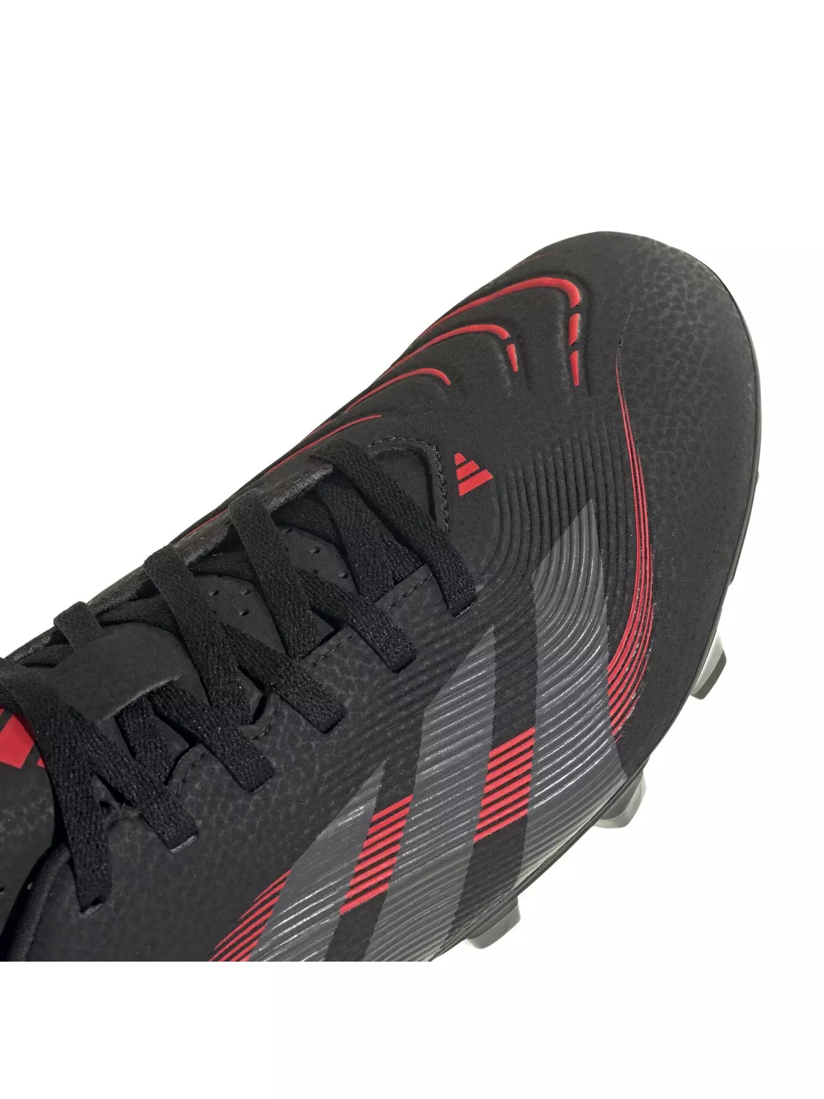 Predator Club MG "Core Black/Grey Four/Lucid Red" Unisex Soccer Cleat - 7