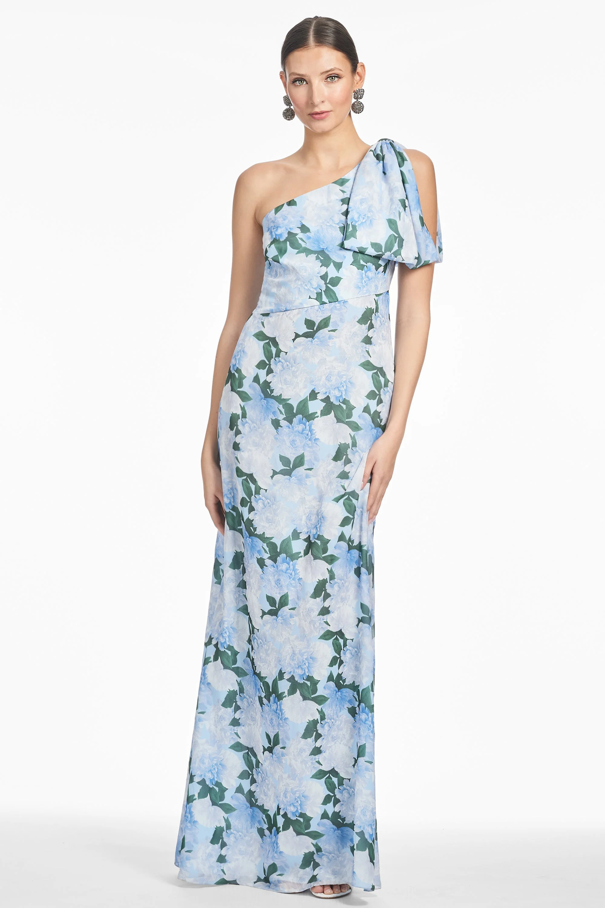 CHELSEA GOWN - GLACIAL PEONIES - 1