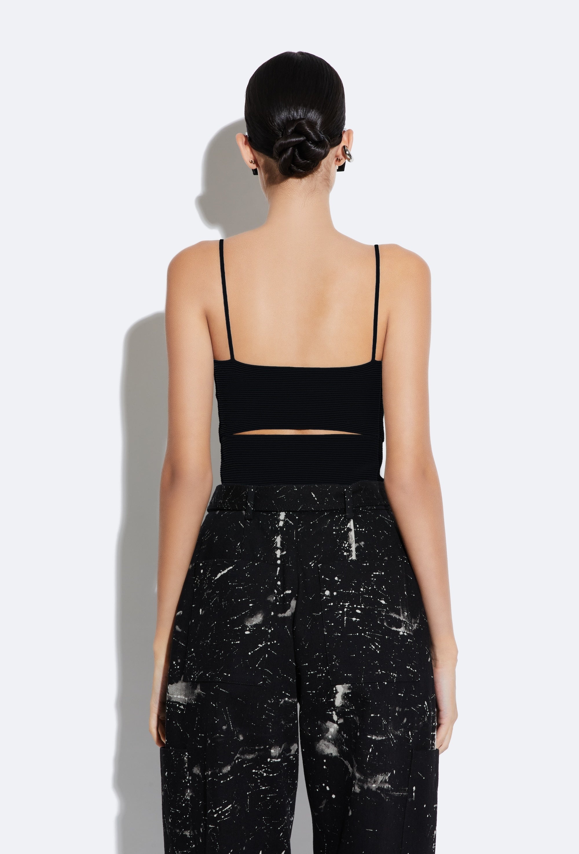 Matte Viscose Slit Tank - 3