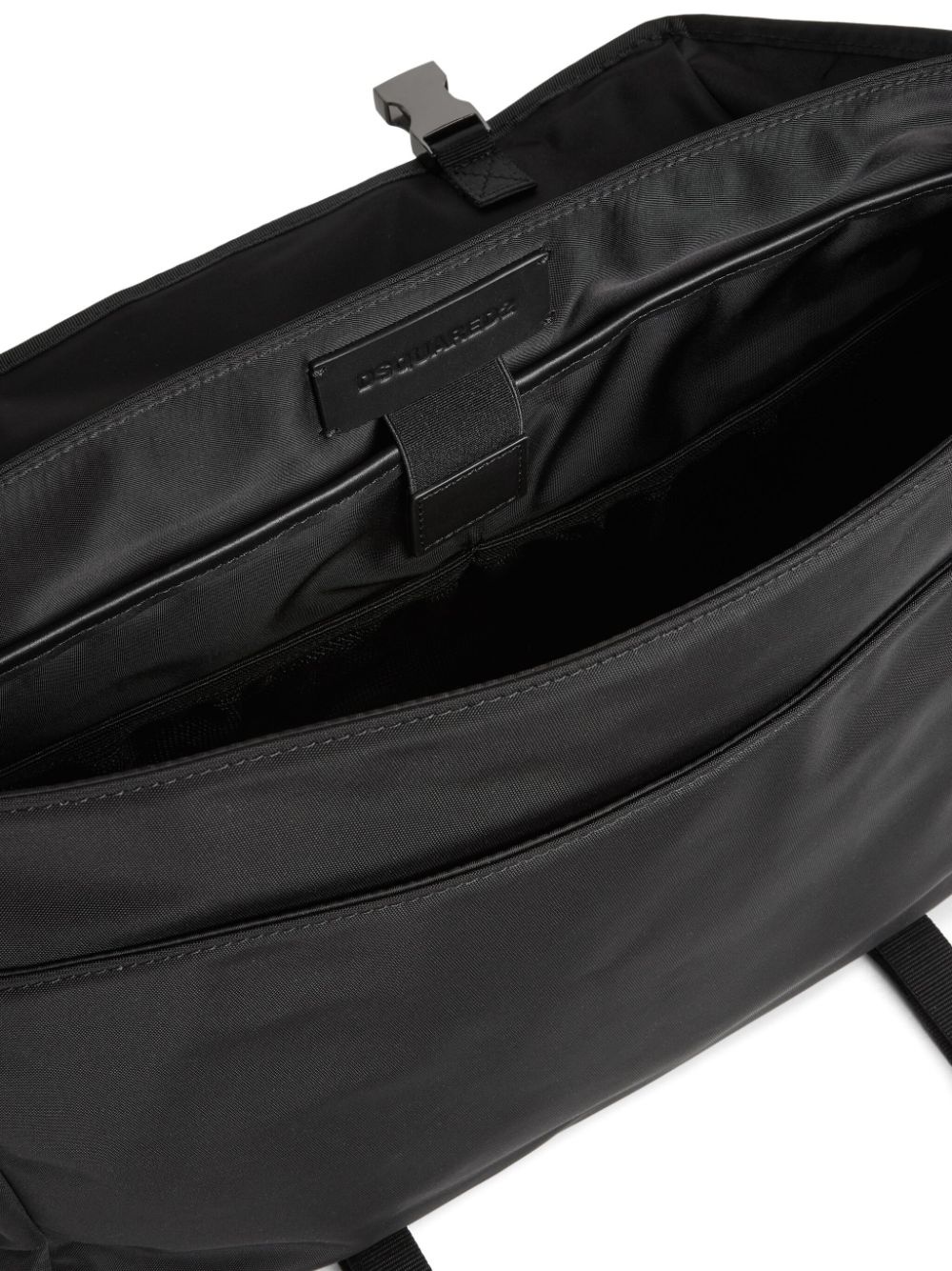 logo-lettering messenger bag - 4