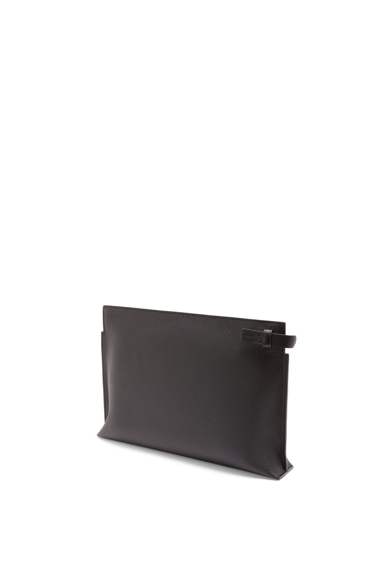 Loewe Pansies T Pouch in classic calfskin outlook