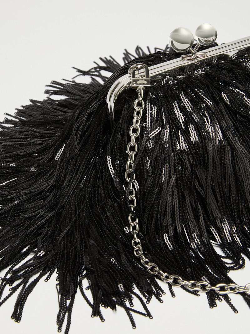 FLOU Small Pasticcino Bag with fringes and sequins 4