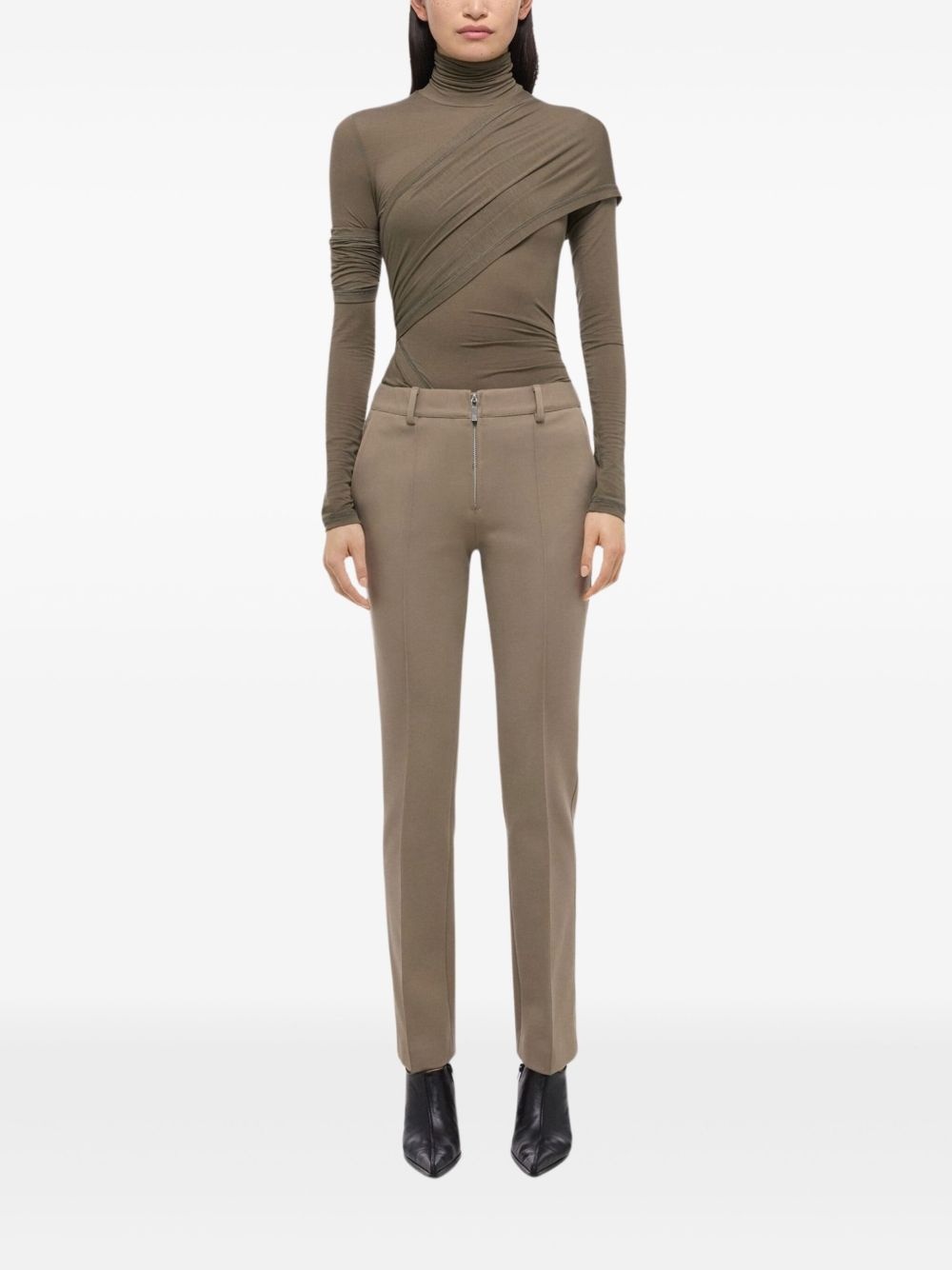 straight-leg trousers - 2