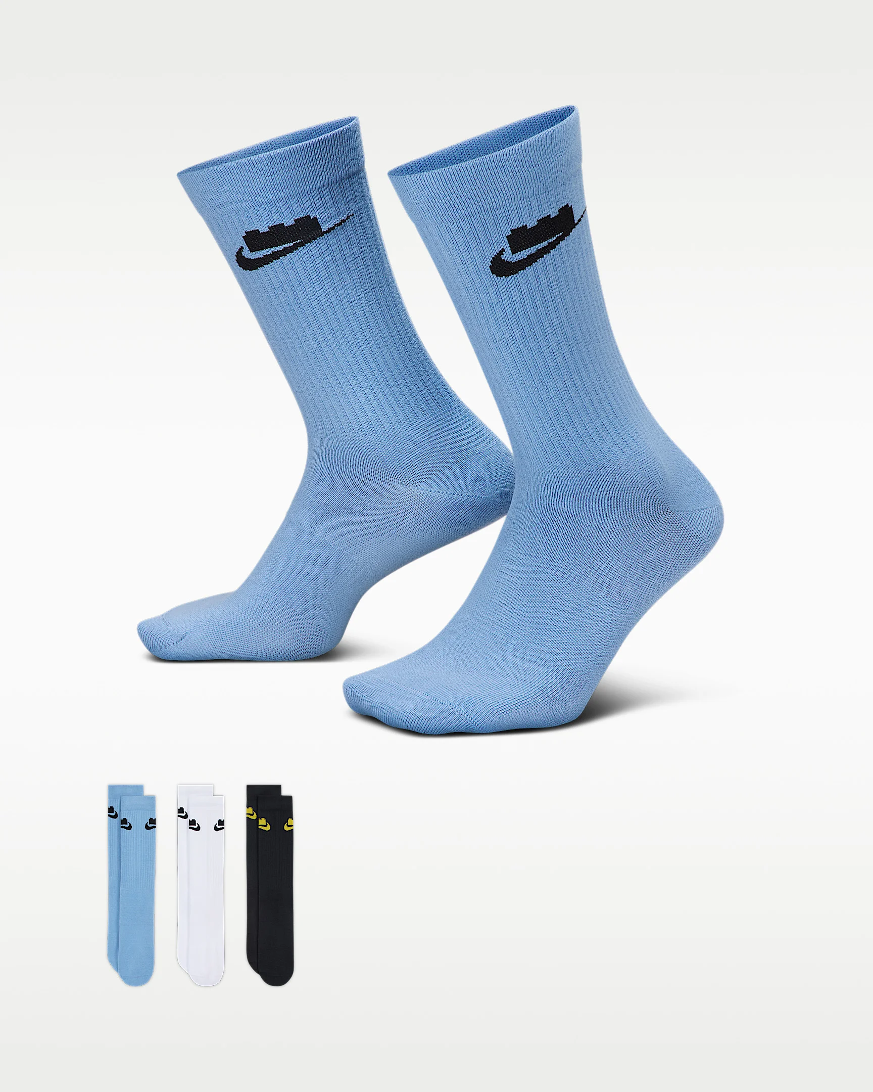 Nike x LEGO® Collection Everyday Essentials Crew Socks (3 Pairs) - 1