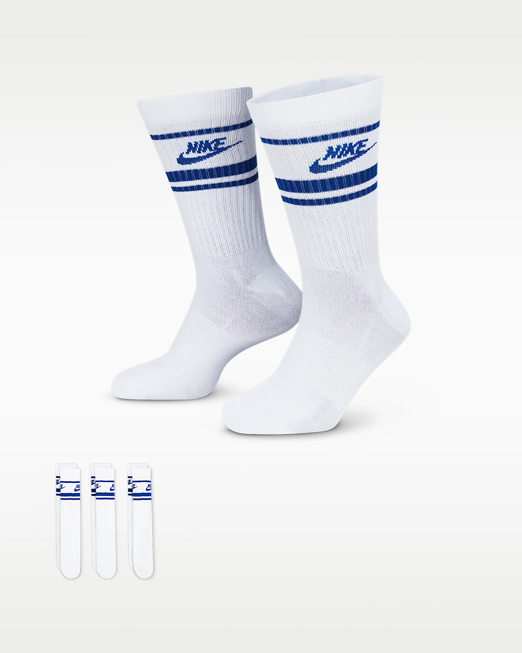 Nike Sportswear Dri-FIT Everyday Essential Crew Socks (3 Pairs) - 1