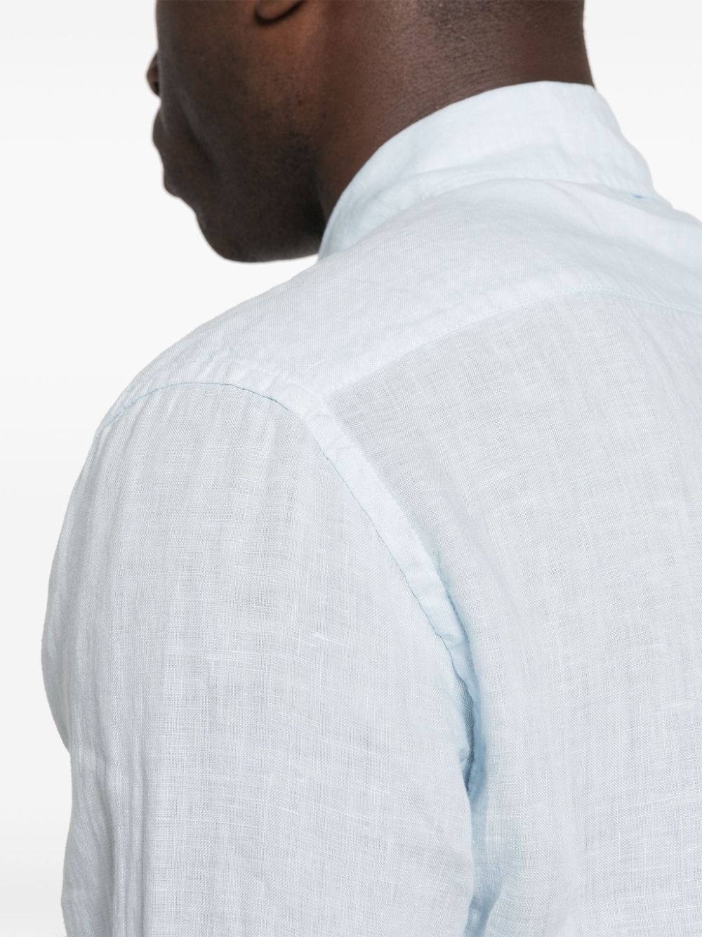 long-sleeve linen shirt - 5