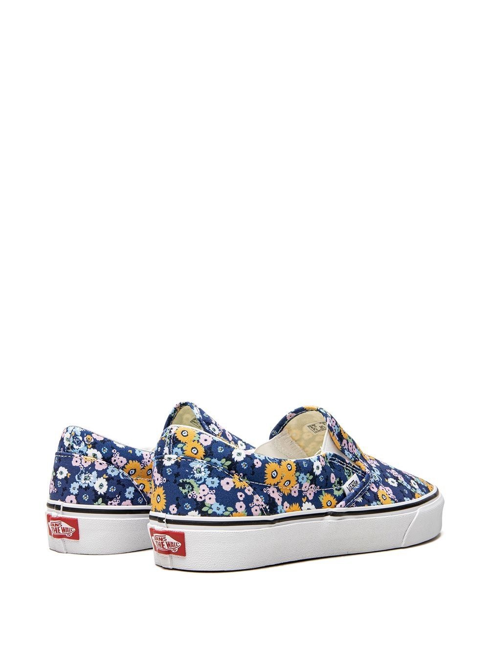 floral-print slip-on sneakers - 3