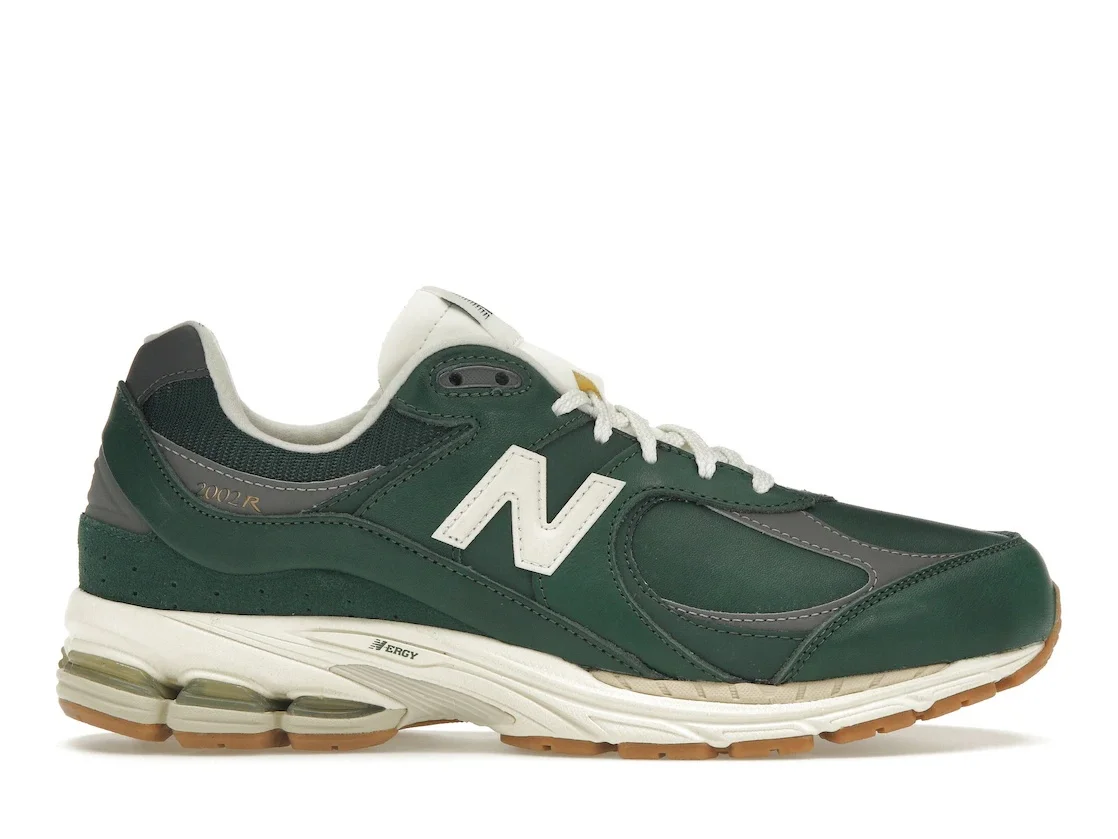 New Balance 2002R Nightwatch Green Vintage Leather - 1