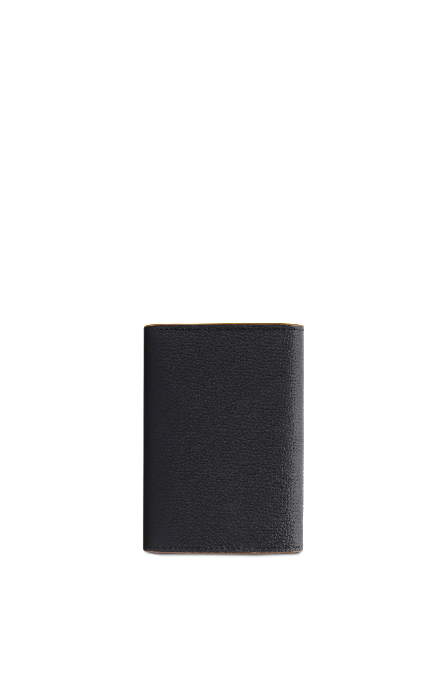 Anagram small vertical wallet in pebble grain calfskin - 4