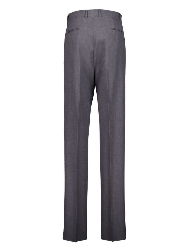 Givenchy logo-detail pleated trousers outlook