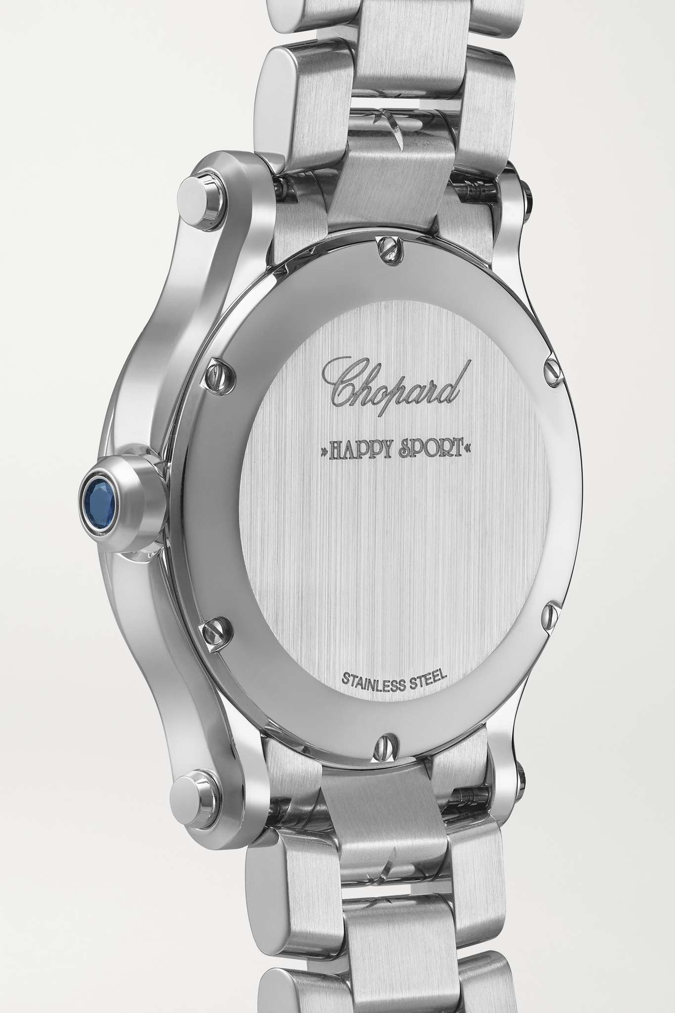 Happy Sport 30mm stainless steel and diamond watch - 4