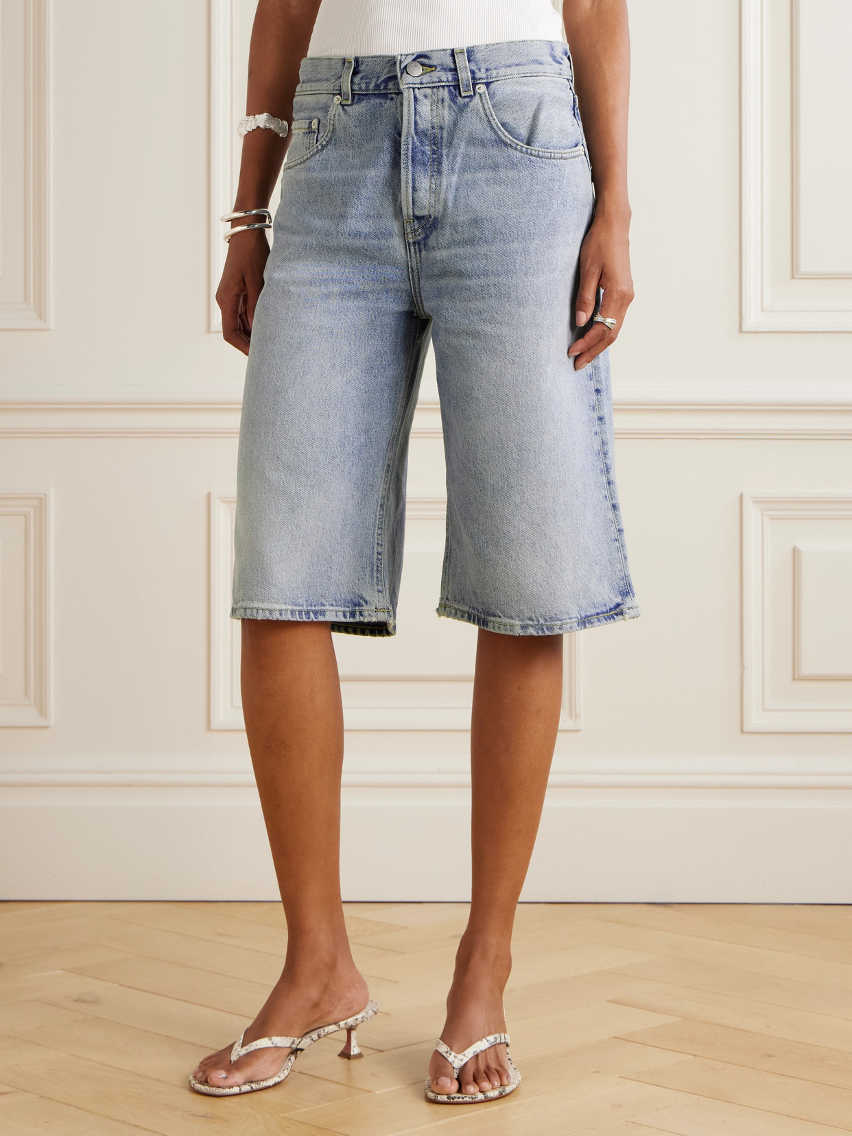 Becky Denim Shorts - 4