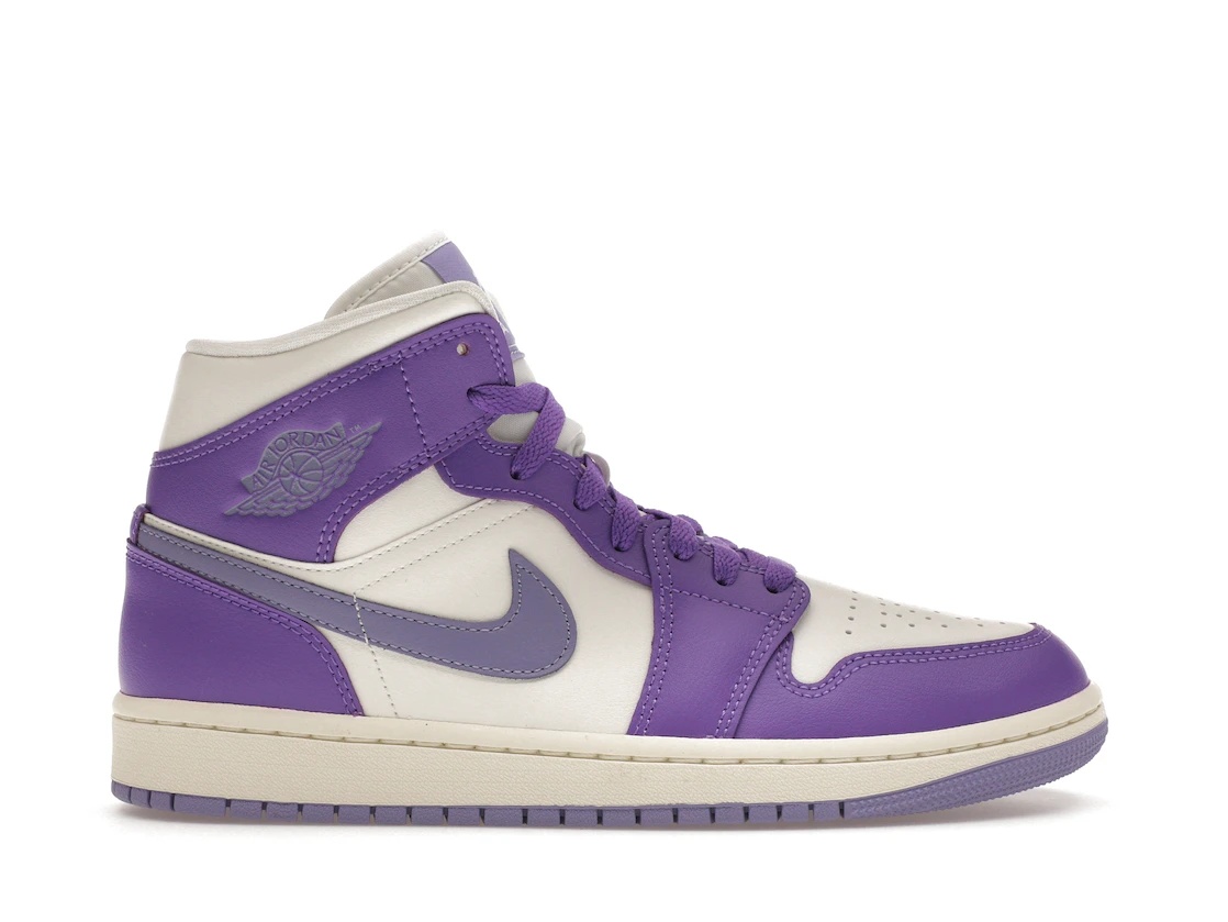 Jordan 1 Mid Action Grape (Women's) - 1