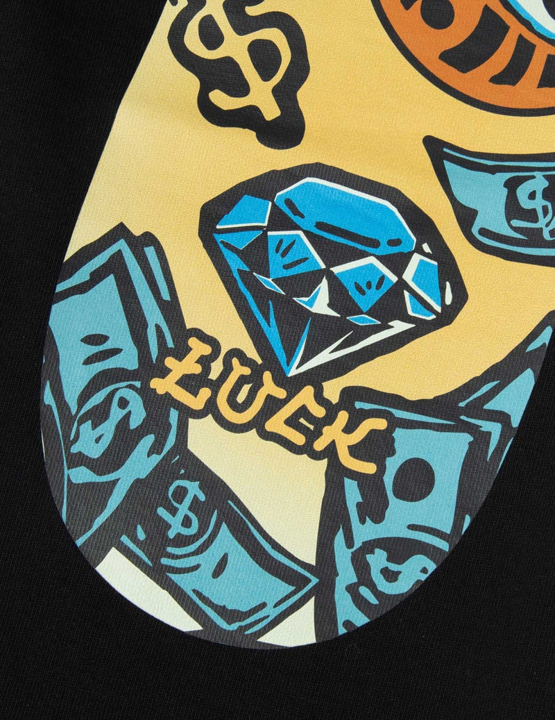 DARUMA DAICOCK PRINT REGULAR FIT SWEATPANTS 7