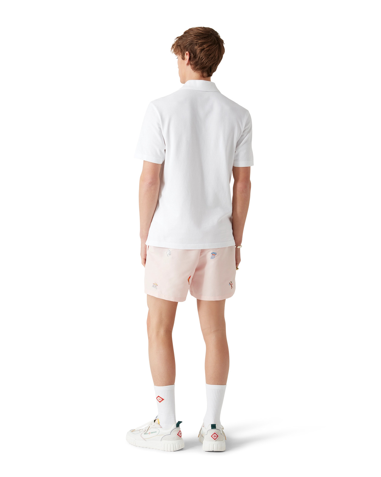 Embroidered Motif Swim Shorts | Casablanca Paris - 3