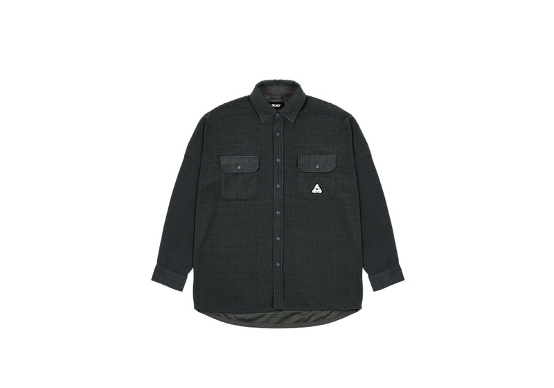 POLAR GRID OVERSHIRT BLACK - 1