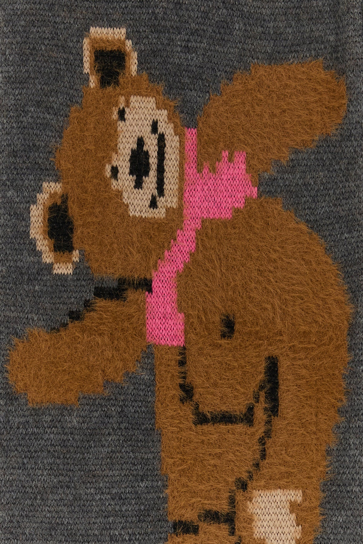 Embroidered wool blend scarf - 3