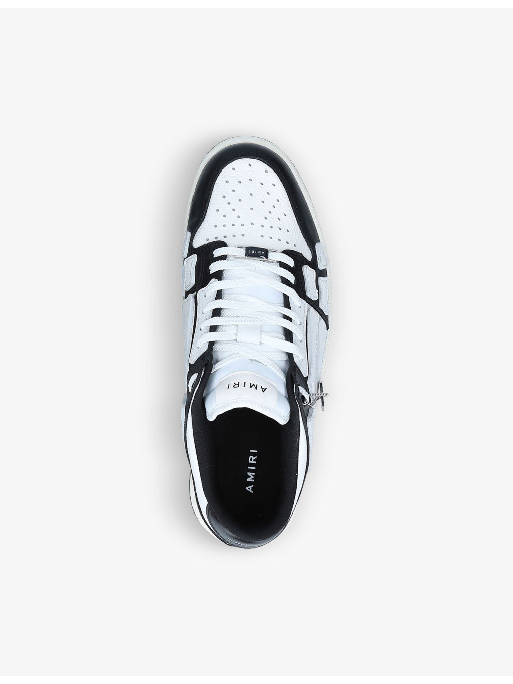 Skel panelled leather low-top trainers - 2