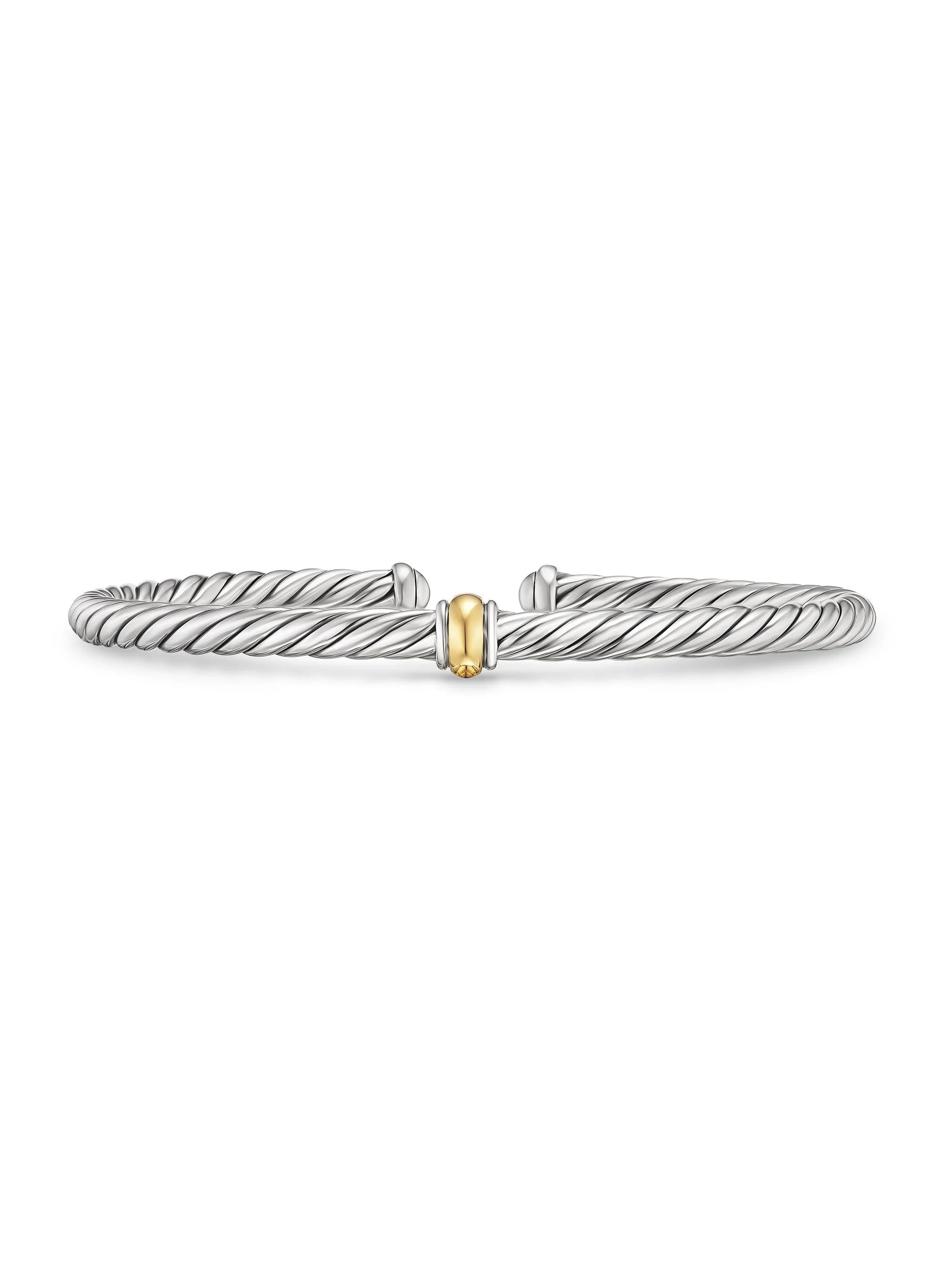 Women's Cable Flex Station Bracelet in Sterling Silver - Silver - 1