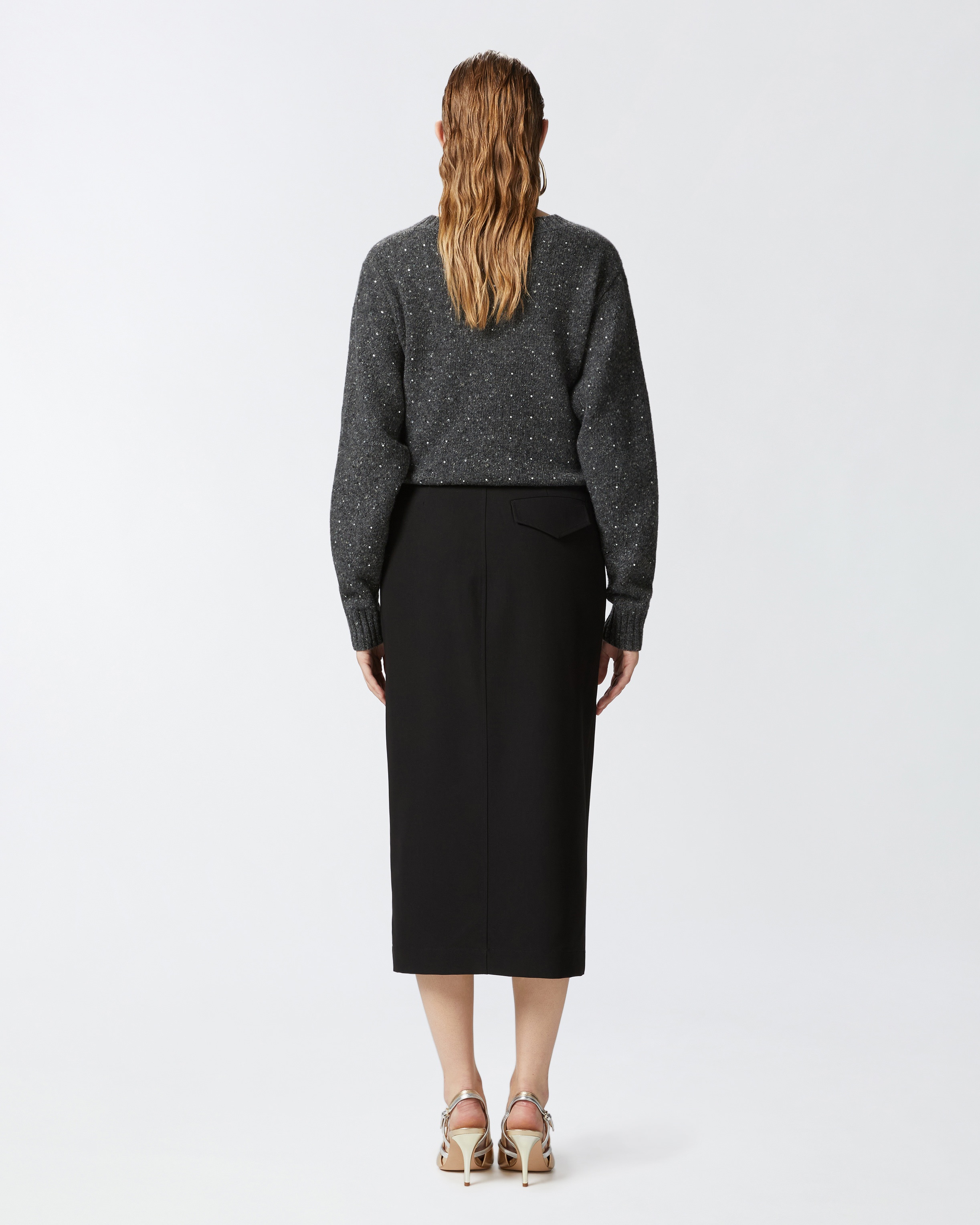 ALPACA-BLEND SWEATER WITH RHINESTONES - 4