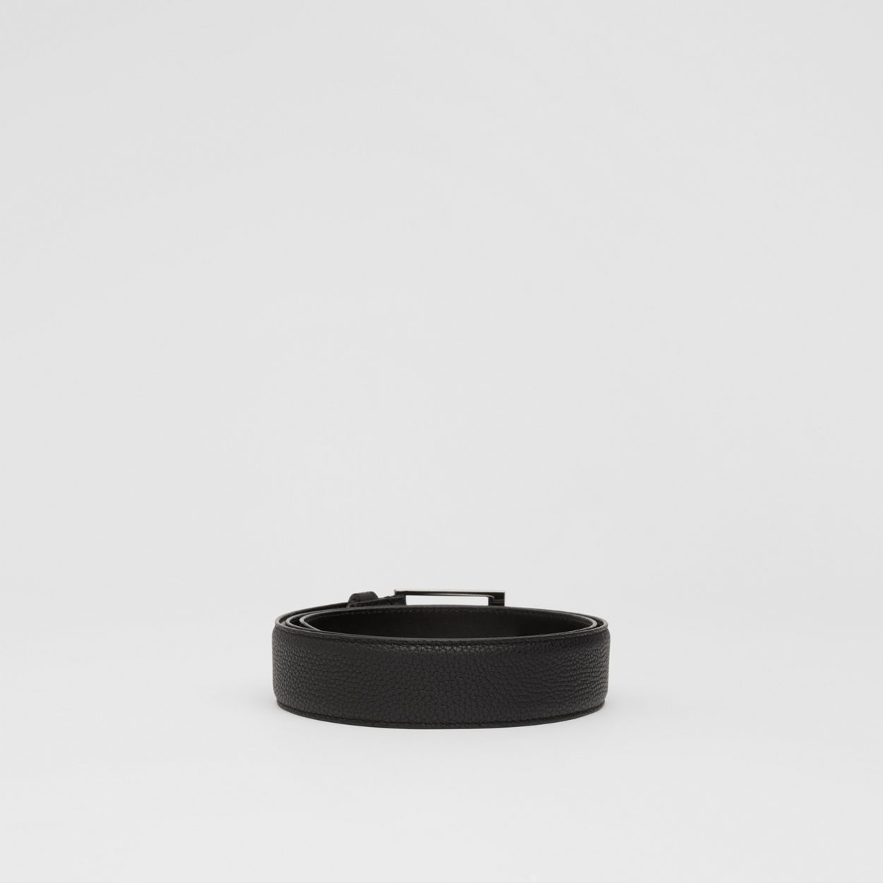 Grainy Leather Belt - 5