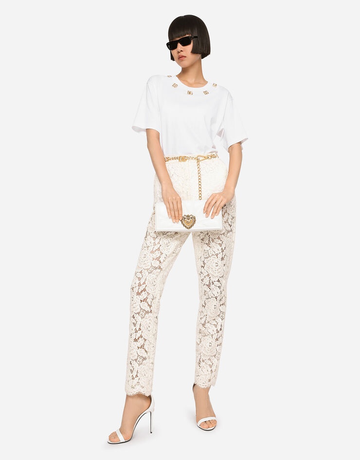 Branded stretch lace pants - 5