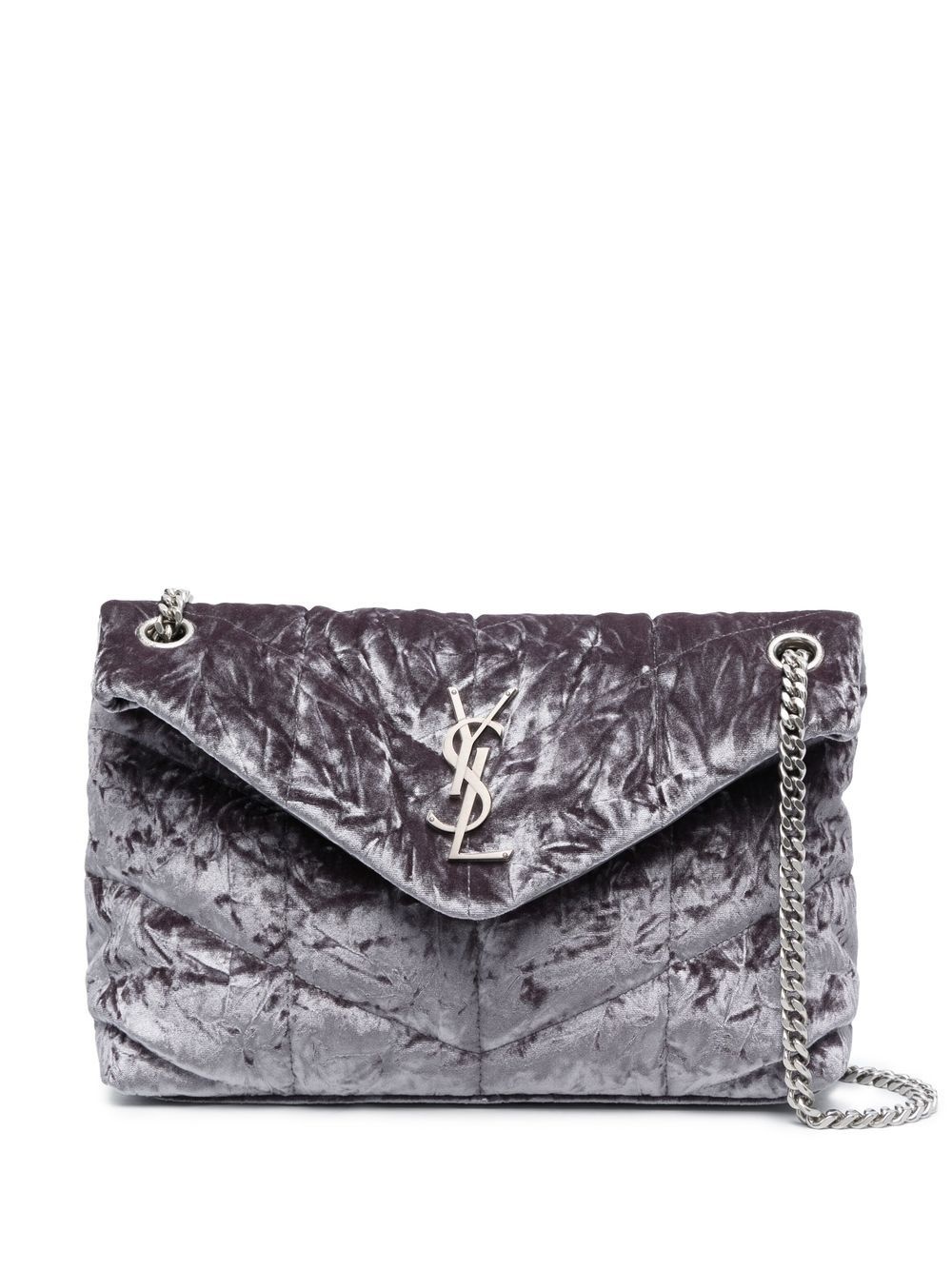 small Puffer velvet shoulder bag - 1