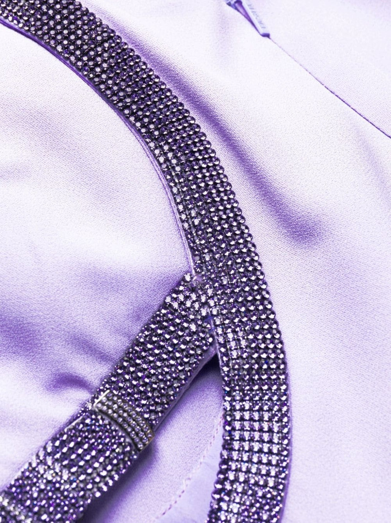 crystal-embellished cut-out minidress 6