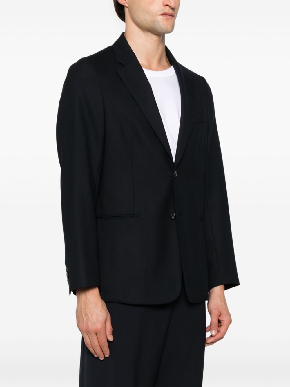 notched-lapels blazer - 3
