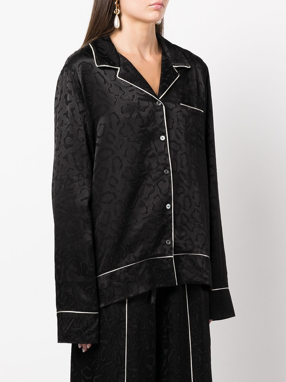 Pyjama-style long-sleeve shirt - 3