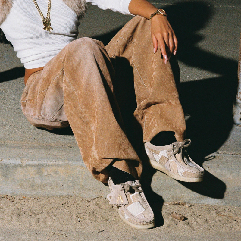 Aleali May X Wallabee Beige Combination 2