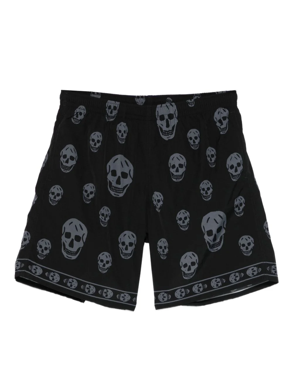 skull-print swim shorts - 1
