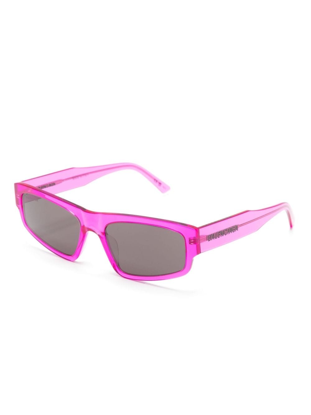 logo-print square-frame sunglasses - 2