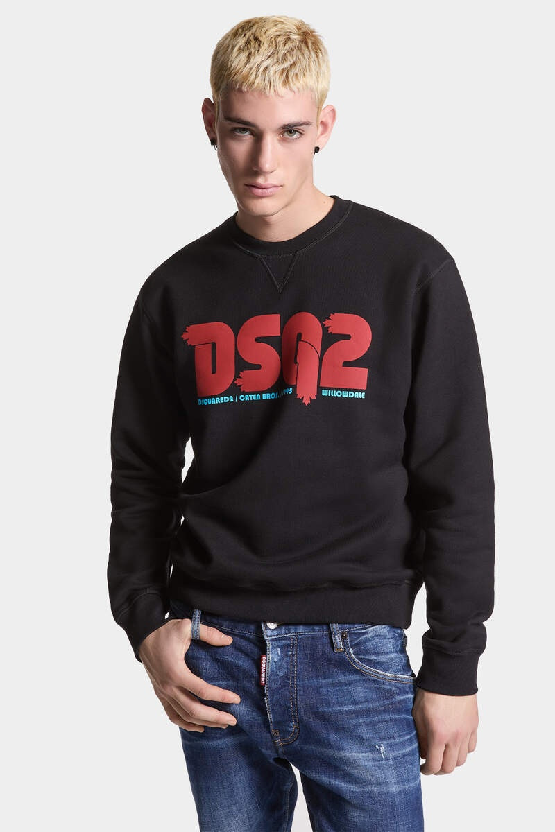 DSQ2 BRUSHED FLEECE COOL FIT SWEATSHIRT 3