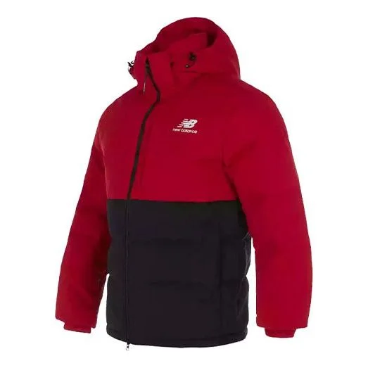 New Balance Windproof Lifestyle Down Jacket 'Red Black' AMJ93551-REP - 1