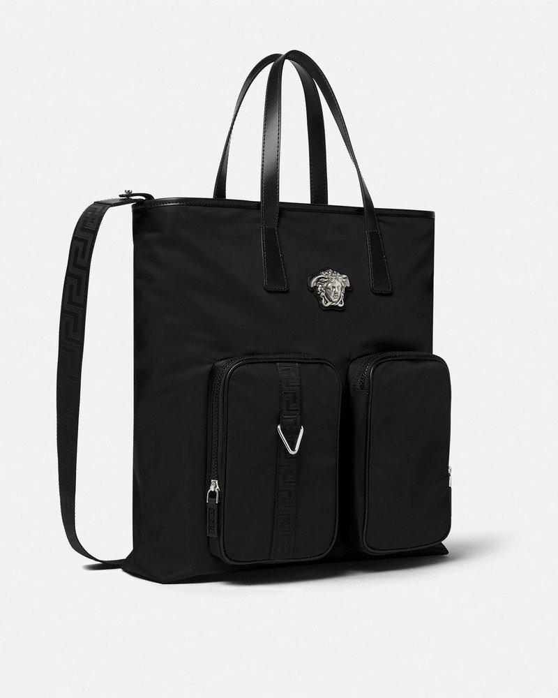 VERSACE La Medusa Nylon Tote Bag outlook