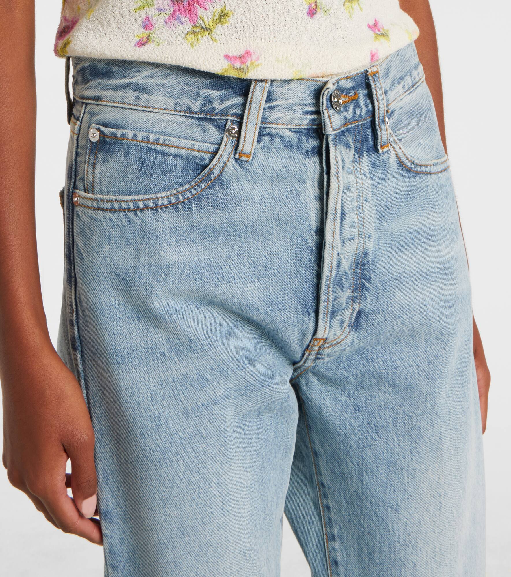 The Vertical Crop high-rise straight jeans - 4