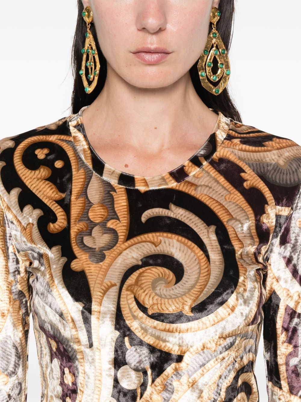 graphic-print top - 5