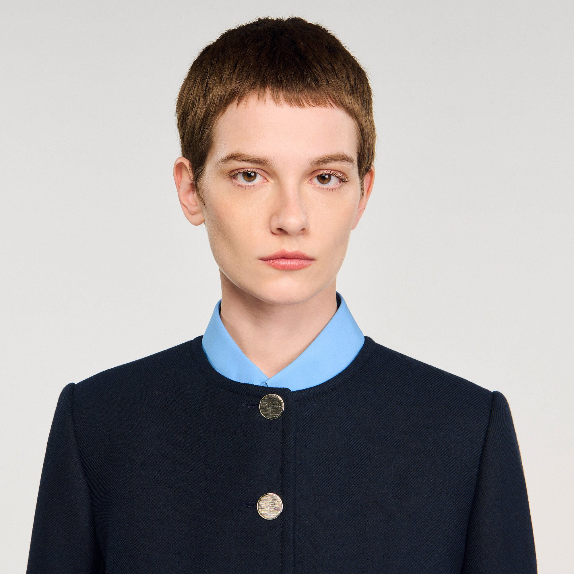 ROUND COLLAR JACKET - 3