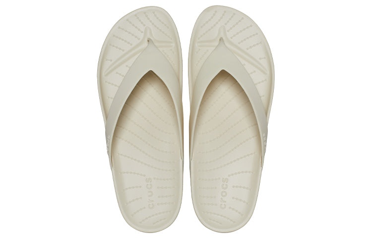 (WMNS) Crocs Splash Flip 'Bone' 208218-2Y2 - 5