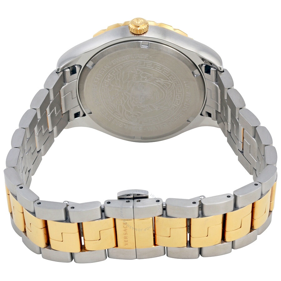 Versace Hellenyium GMT Silver Dial Men's Watch V1103 0015 - 3