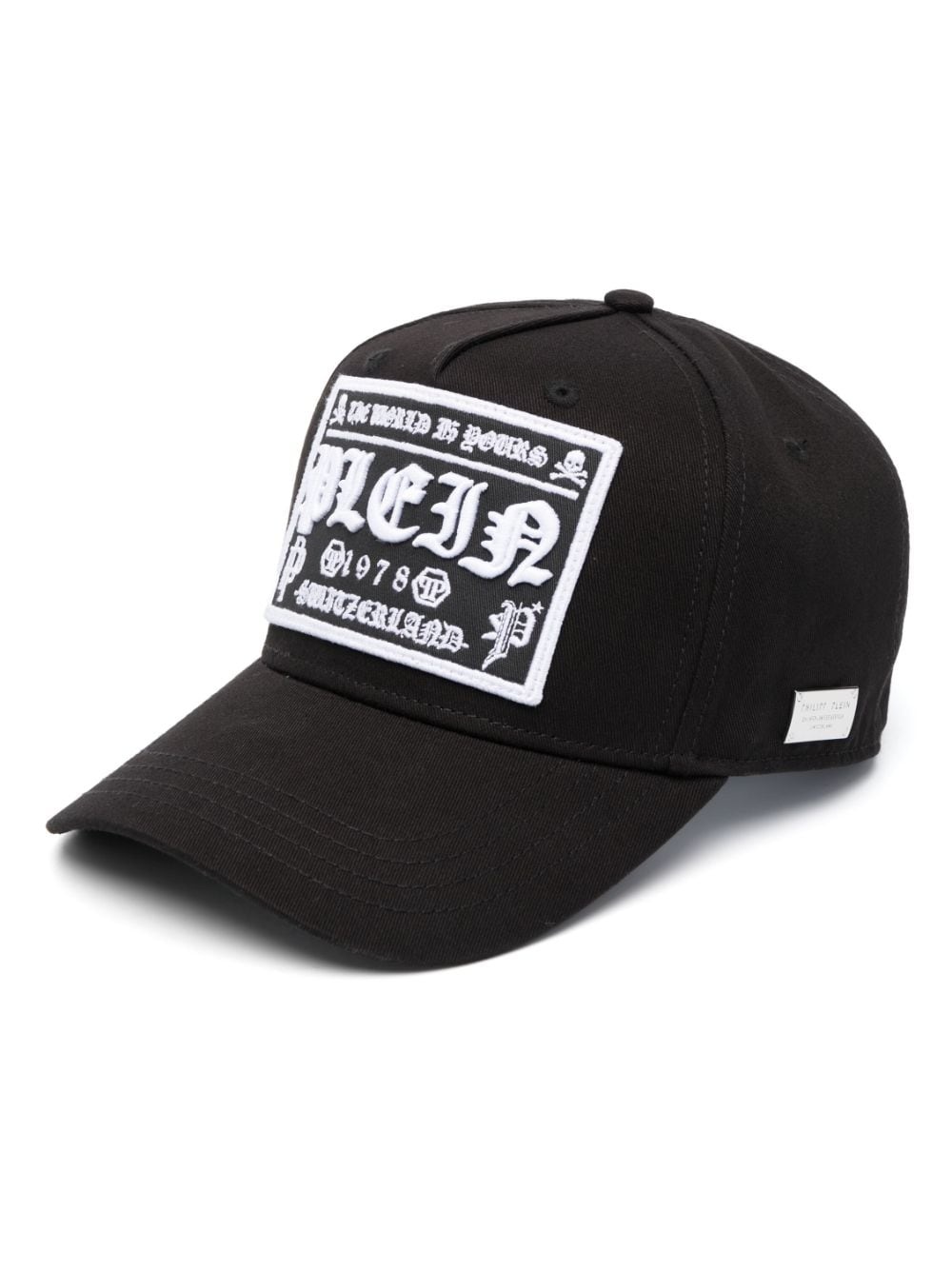 logo-patch baseball cap - 1